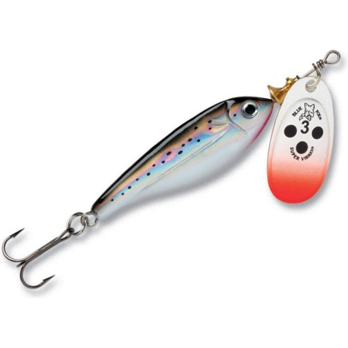 Вращающаяся блесна BLUE FOX Minnow Super Vibrax 9 г, цвет S (BFMSV2-S)